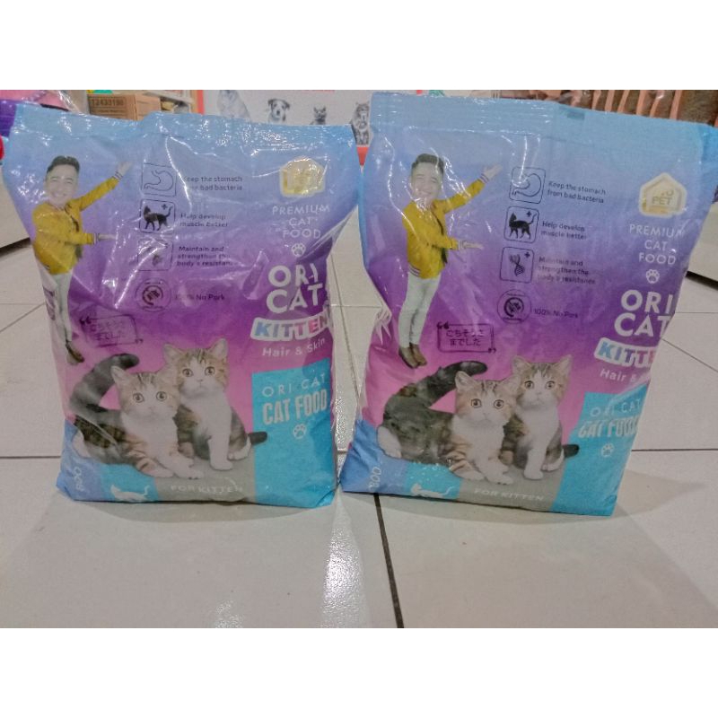 Makanan kucing ori cat kitten 800gr dryfood