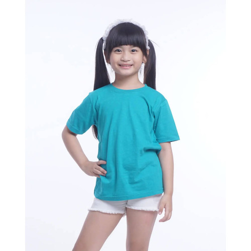 KAOS PAKETAN 6PCS POLOS ANAK-ANAK LENGAN PENDEK | WARNA RANDOM/COTTON/TSHIRT/UNISEX Fashion Anak