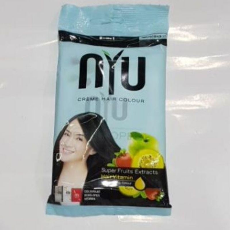 NYU Cream Hair Colour Sachet 20ml|Cat Rambut NYU 100% Original