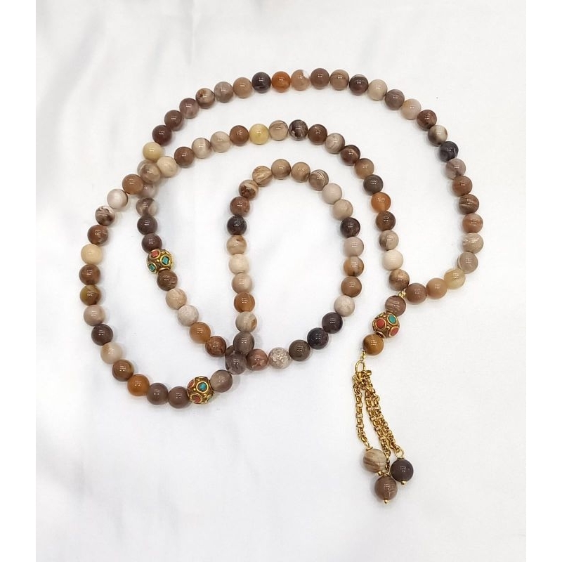 tasbih batu asli 99 butir 57426