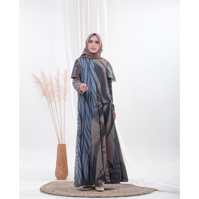 Raya Series by ELV.Label - Azka dress (Busui Friendly)