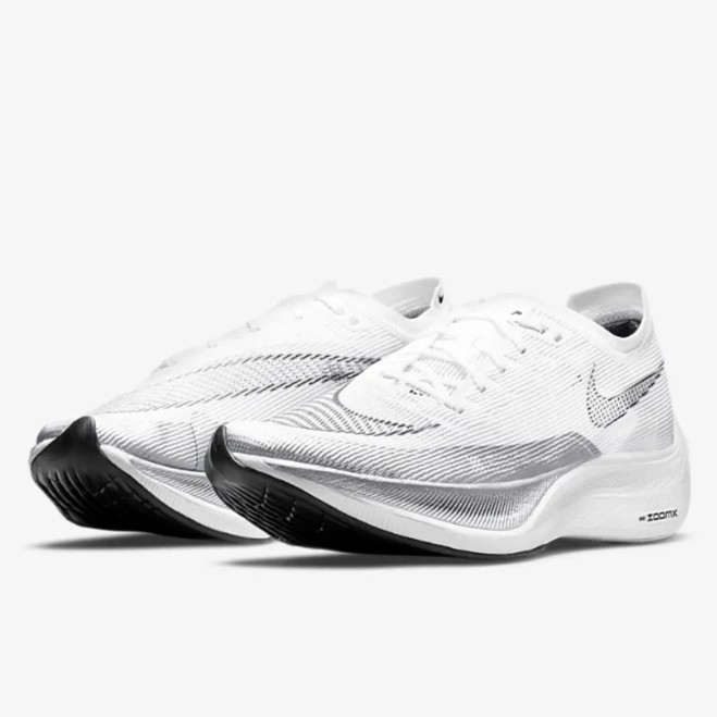 SEPATU RUNNING  ZOOMX VAPORFLY NEXT% 2 WHITE SILVER CU4111-100