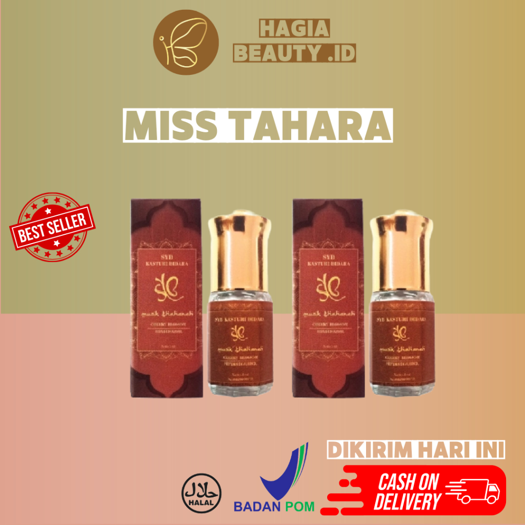 Bisa COD - SYB KASTURI BIDARA MUSK THAHARAH - CHERRY Blossom - parfum area kewanitaan miss v