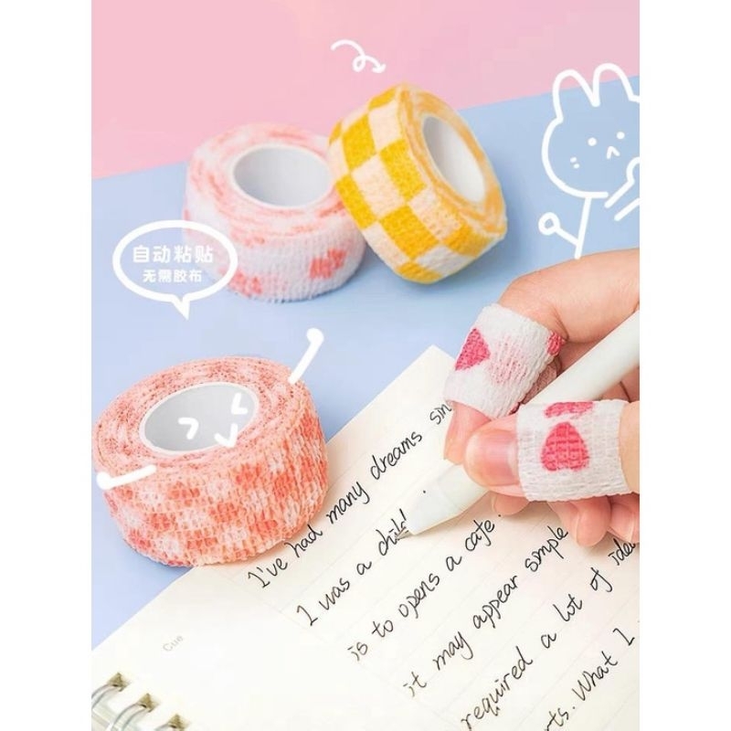 Finger Tape Wrist Tape Protective Tape Pelindung Jari Perban Jari Sport Tape Warna Warni 2.5cm x 2meter