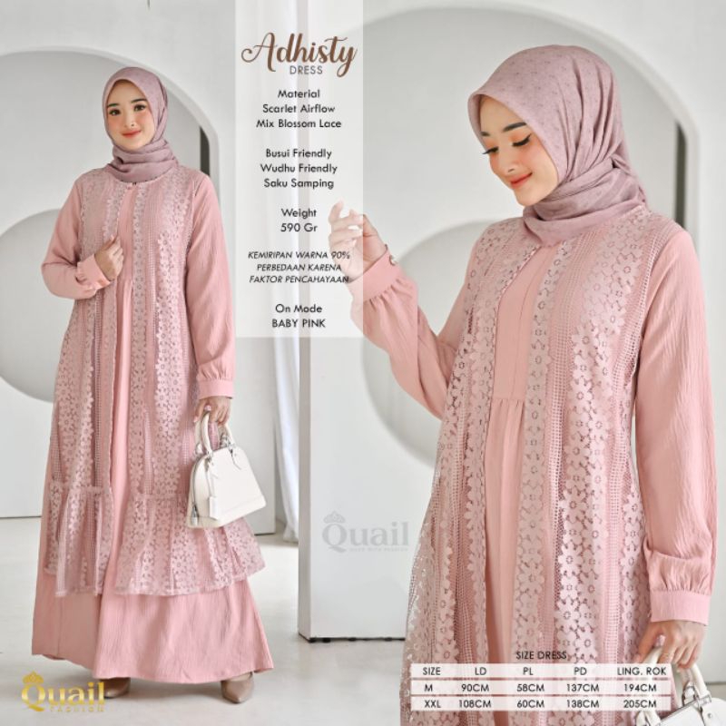 Gamis adhisty ori quail