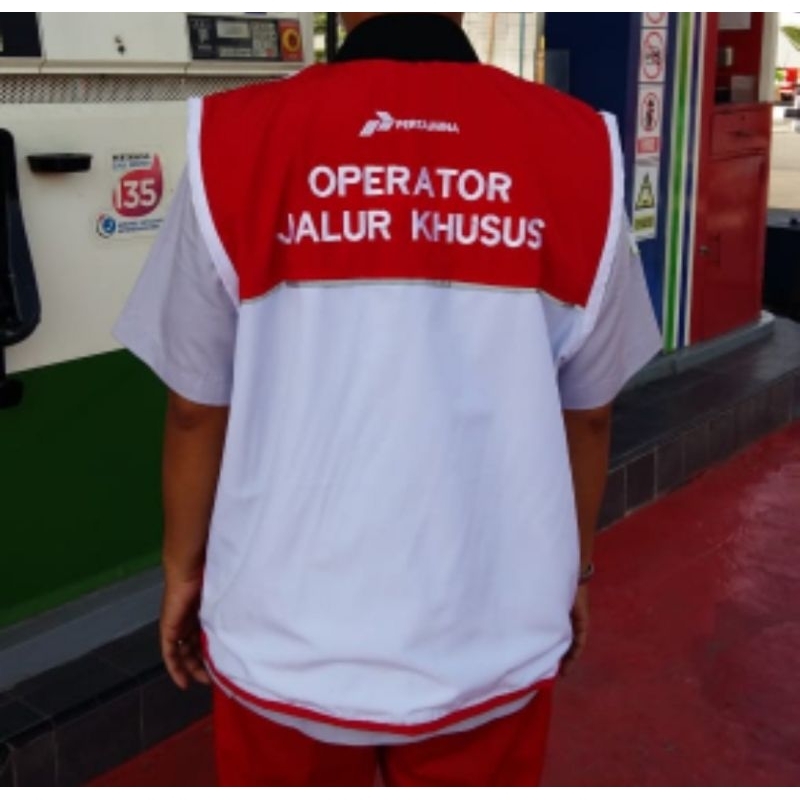 Rompi Jalur Khusus SPBU Pertamina