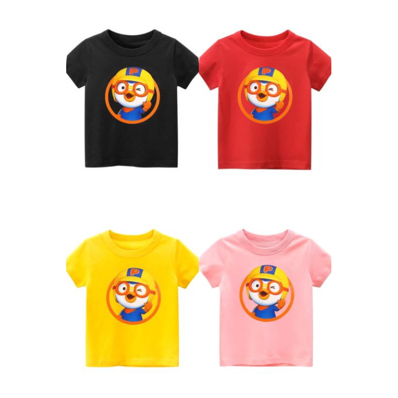 kaos anak anak pororo