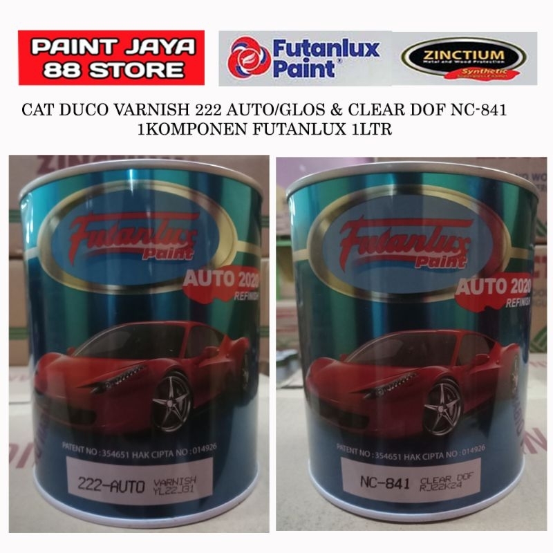 

Cat Duco Varnish 222 Auto/Glos & Clear Doff Futanlux 1Ltr