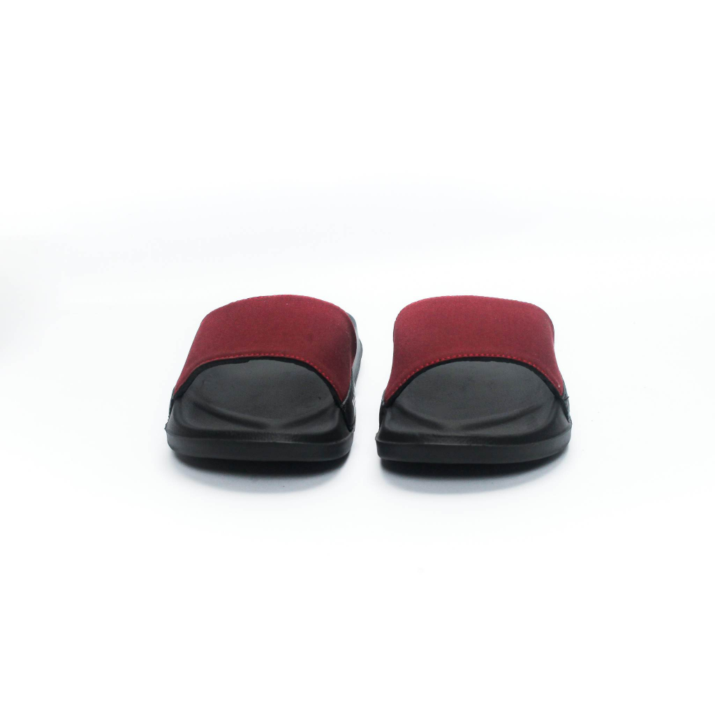 ZASAKA - Canvas Red | Sandal Original | Sandal Pria | Sandal Slide | TERBARU