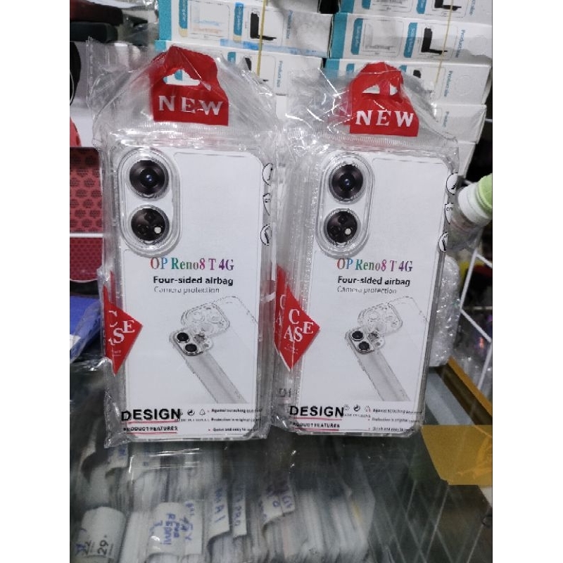 Softcase Reno 8T 4G Silikon Casing Case Bening Transparan Pelindung Pro Camera