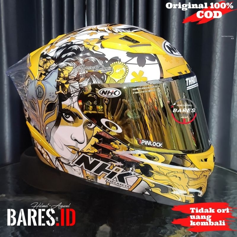 NHK RX9 Geisha Black Gold Paket Visor Gold Spoiler 3D Clear