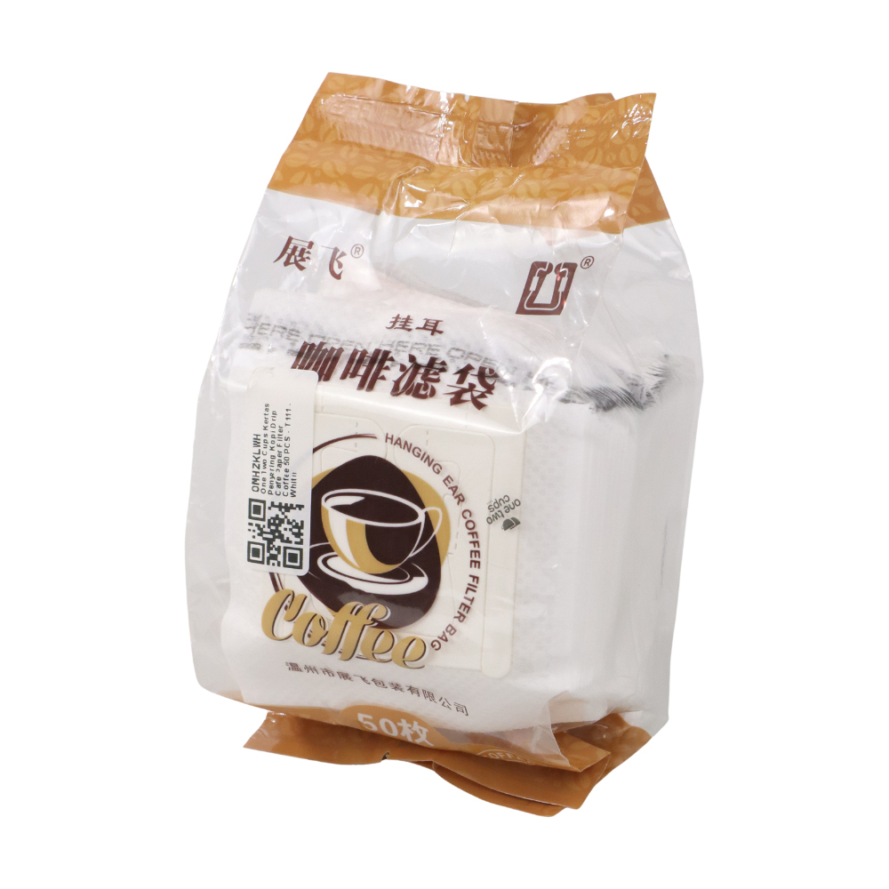 One Two Cups Kertas Penyaring Kopi Drip Cafe Paper Filter Coffee 50 PCS - T111 - White