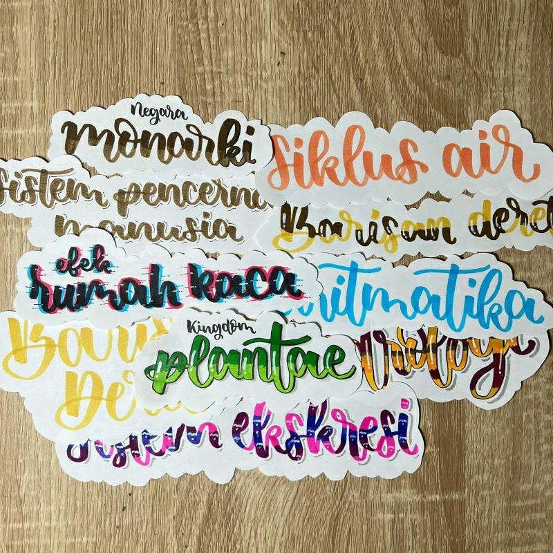 

JASA TULIS HEADER LETTERING / CATATAN ALA STUDYGRAM AESTHETIC LETTERING