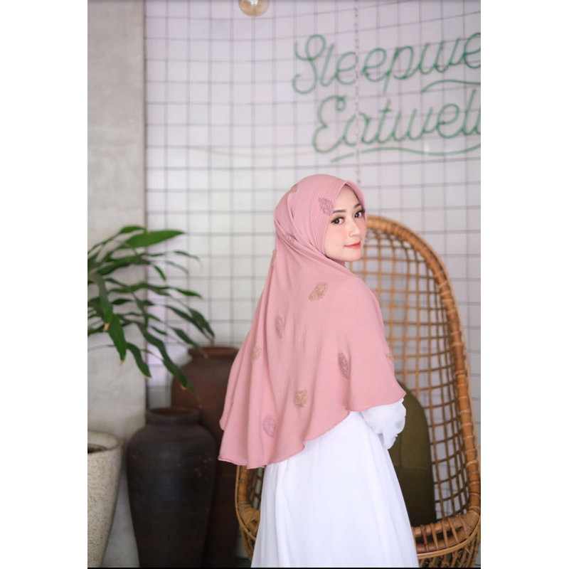 BERGO CRINKEL POM POM DAUN / JUMBO XL MOTIF