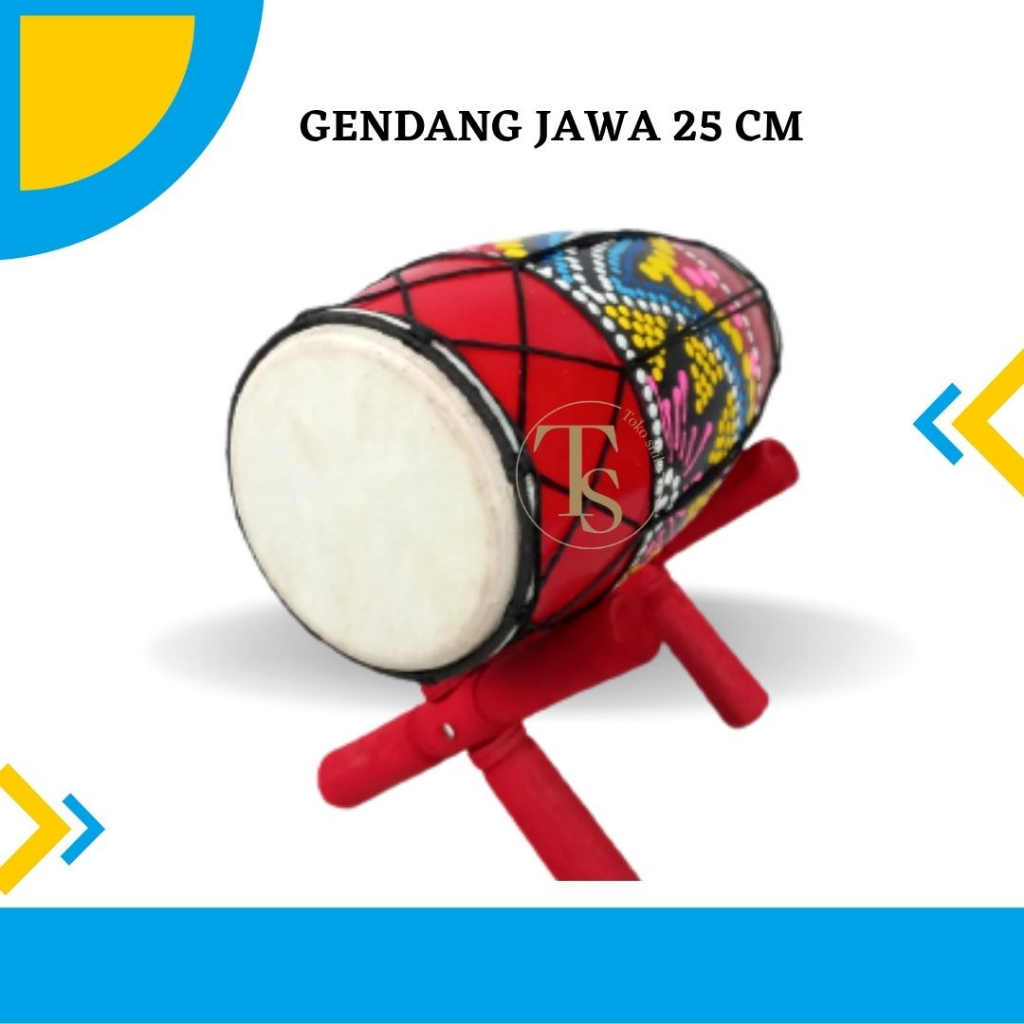 Gendang Anak Mainan ukuran 25 cm