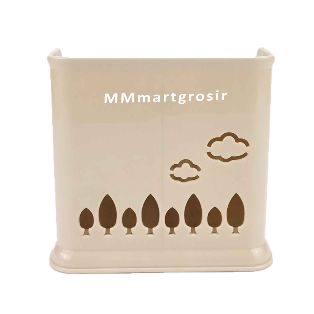 ASVITA Plastik / Tempat Sendok Shopia Sekat 4 / Tempat Sendok Plastik / Serbaguna