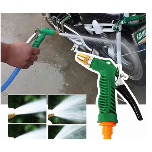 DHIO-#TERMURAH!!! Semprotan Air / Hose Nozzle / Semprotan Taman / Pistol Semprotan - Kuning/ Water Spray Gun PVC