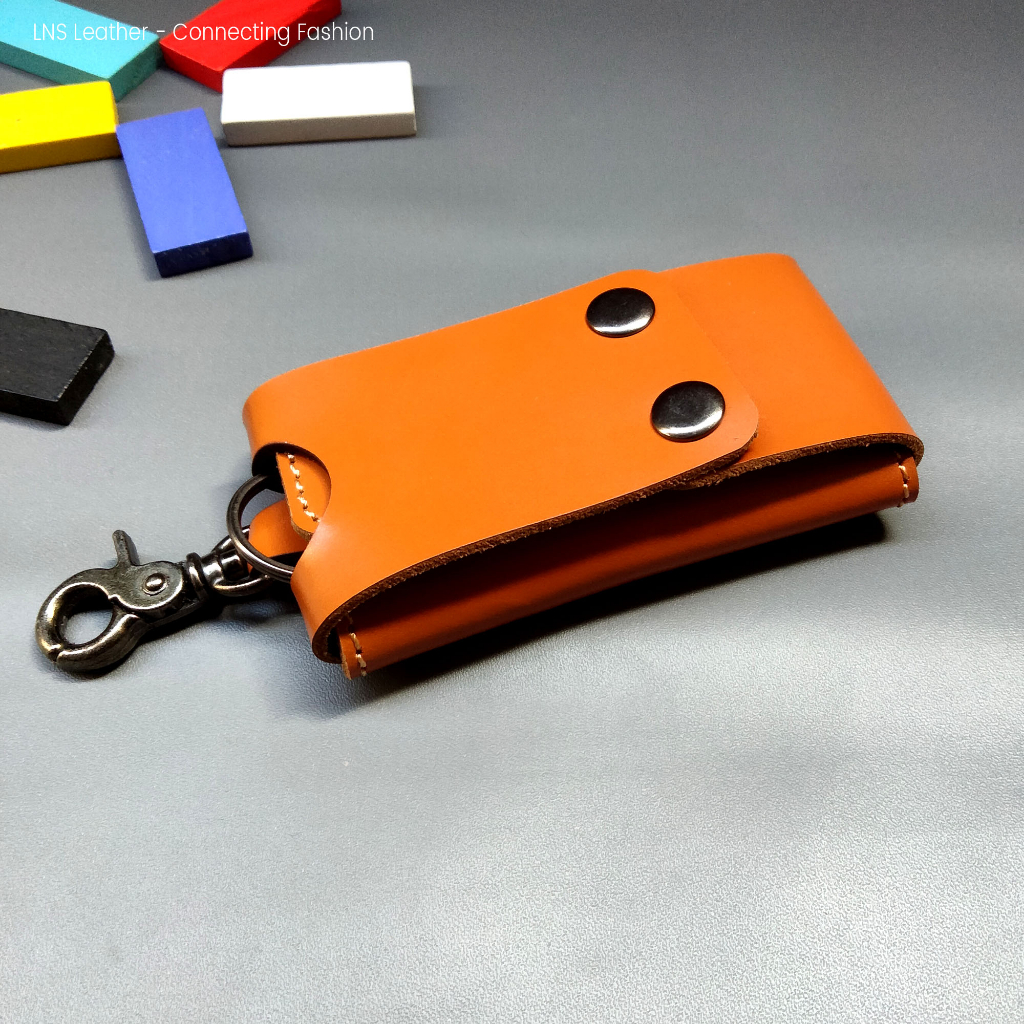 Dompet Stnk Mobil Kulit Asli Gantungan Kunci TAN NOZE - WSGK124
