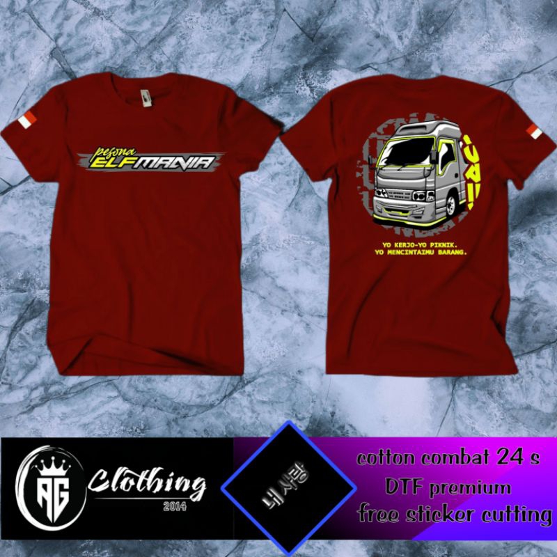 kaos pria// pesona elf mania// EMCI //AGclothing99