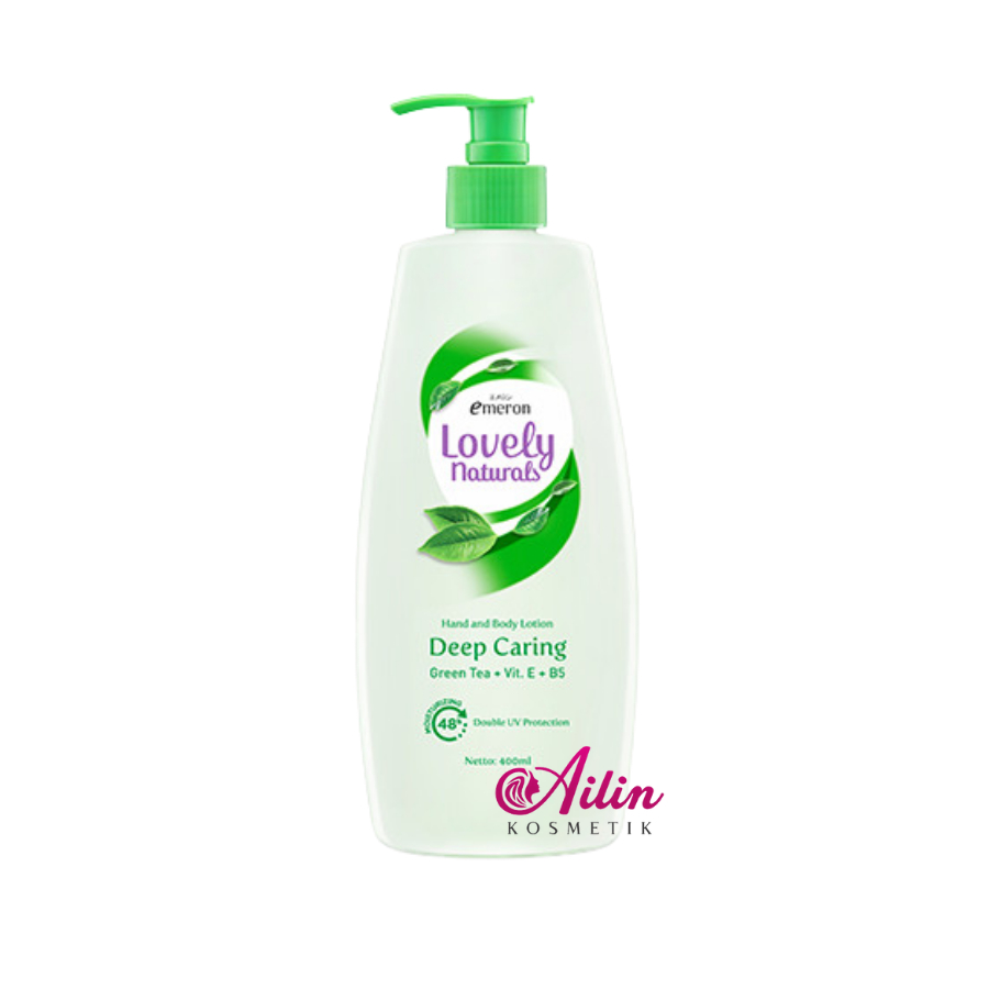 EMERON LOVELY NATURAL HAND BODY LOTION 200 ML DAN 400ML | LOTION TUBUH by AILIIN