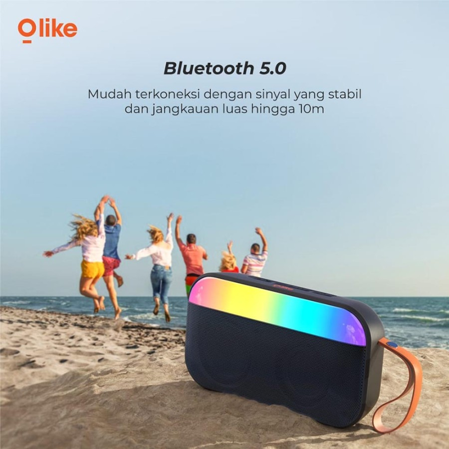 Olike SF4 TWS Wireless Bluetooth Speaker Portable Garansi Resmi