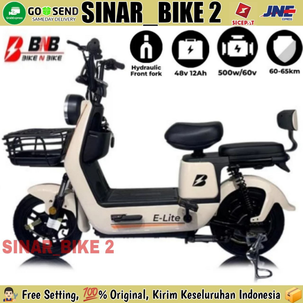 Sepeda Listrik BNB N Bike E-Lite 500 Watt Electric Bike