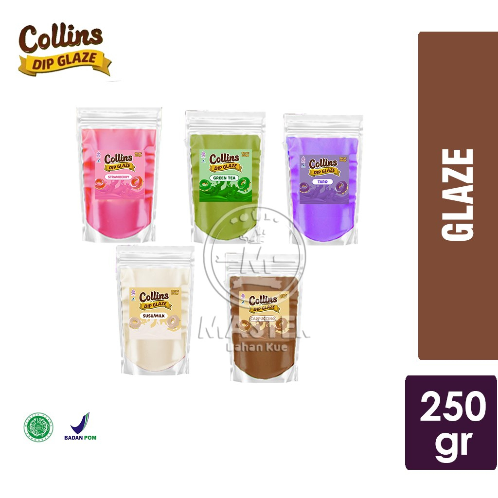 

Collins Dip Glaze / Topping Glaze Donat [Repack 250gr]