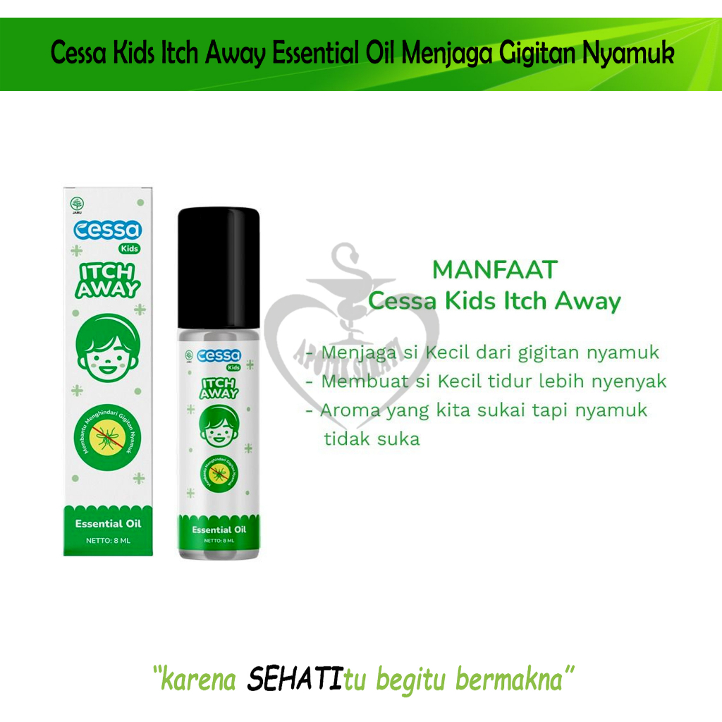 Cessa Kids Essential Oil Natural Herbal Mengatasi Demam Flu Batuk Anak