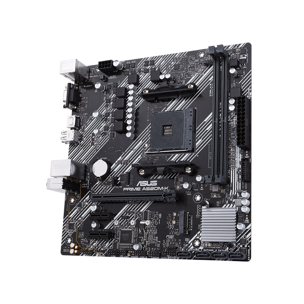 ASUS PRIME A520M-K AMD AM4 A520 DDR4 Motherboard
