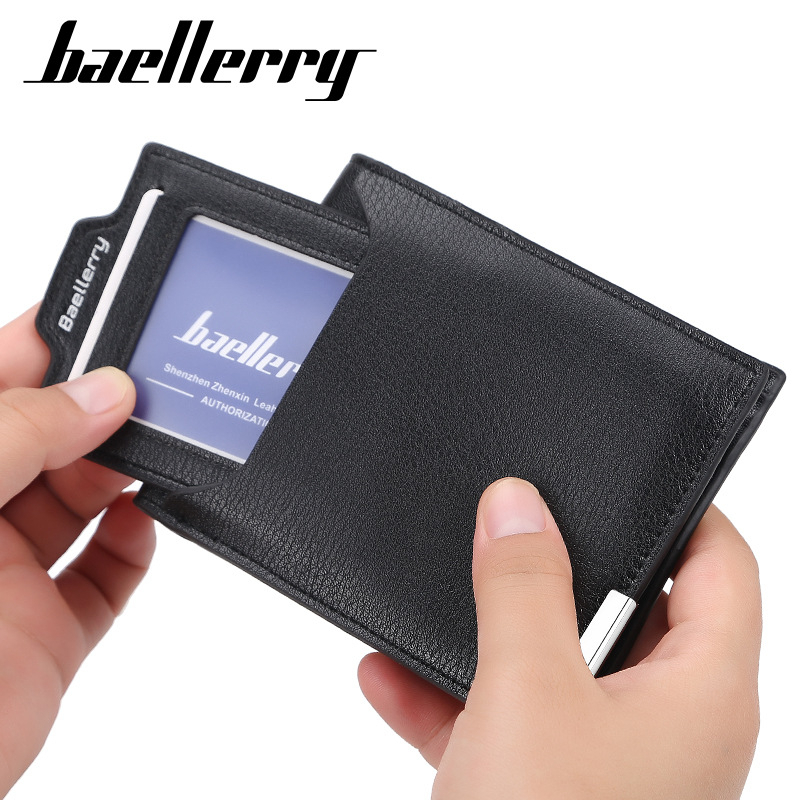 DOMPET LIPAT PRIA IMPORT BAELLERRY RUDOLF WA667B5 COWOK PREMIUM KEKINIAN KEREN BRANDED DISTRO LAKI SLOT KARTU BANYAK REMAJA DEWASA ORIGINAL KULIT HITAM SIMPLE FASHION