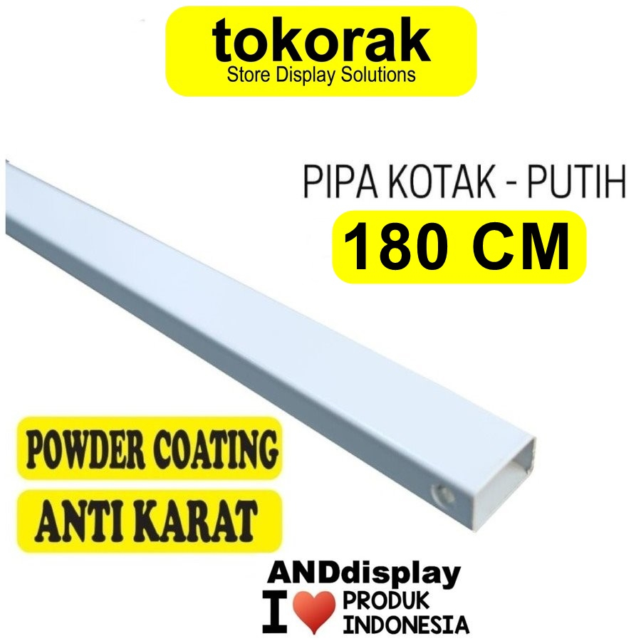 PIPA KOTAK 180 CM SULING BAJU BRACKET H 5 H5 5CM 15 X 30