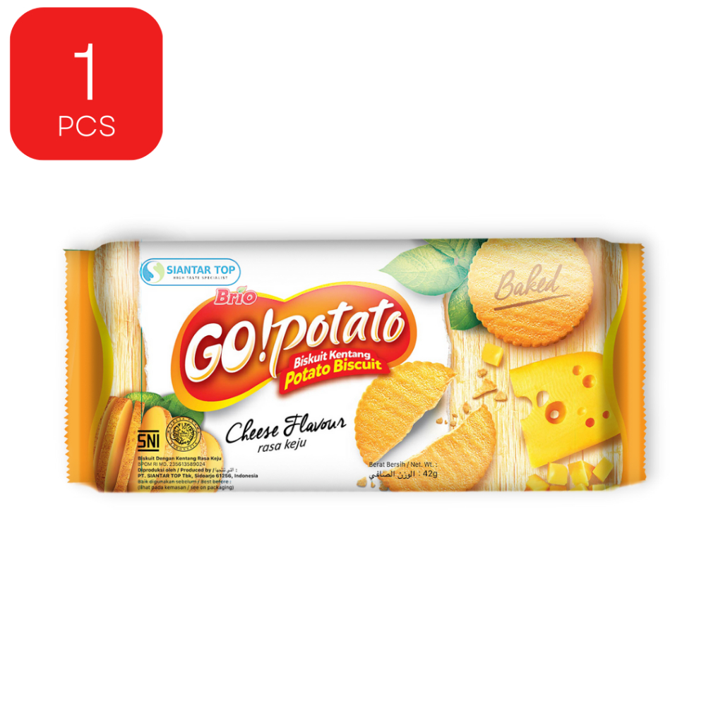 

Brio Go Potato Cheese Premium 42 gr - SIANTARTOP