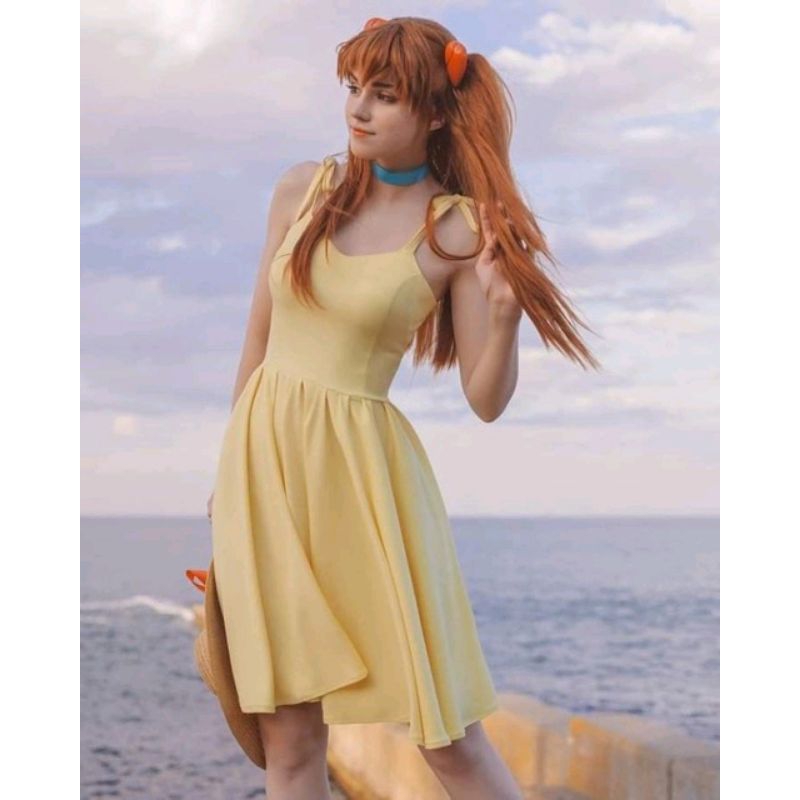 ASUKA LANGLEY dress version costume cosplay anime Evangelion [ maker costume ]