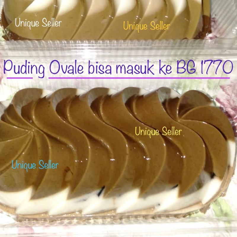 Cetakan Puding Ovale 1 pcs / Cetakan Pudding Jubile Ovale / Cetakan Jelly Agar Ager