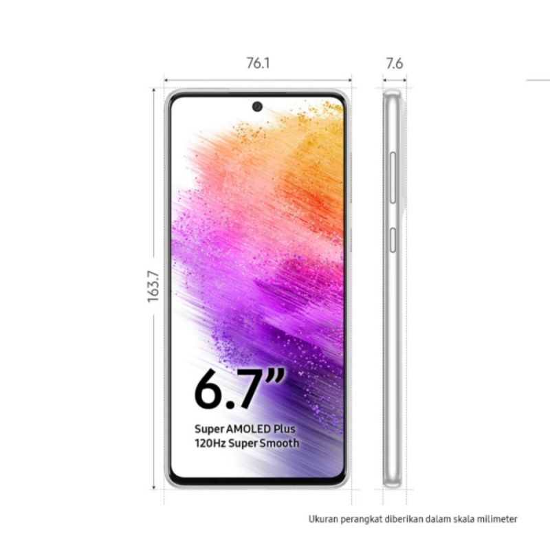 Samsung Galaxy A73 5G 8/256GB Garansi Resmi