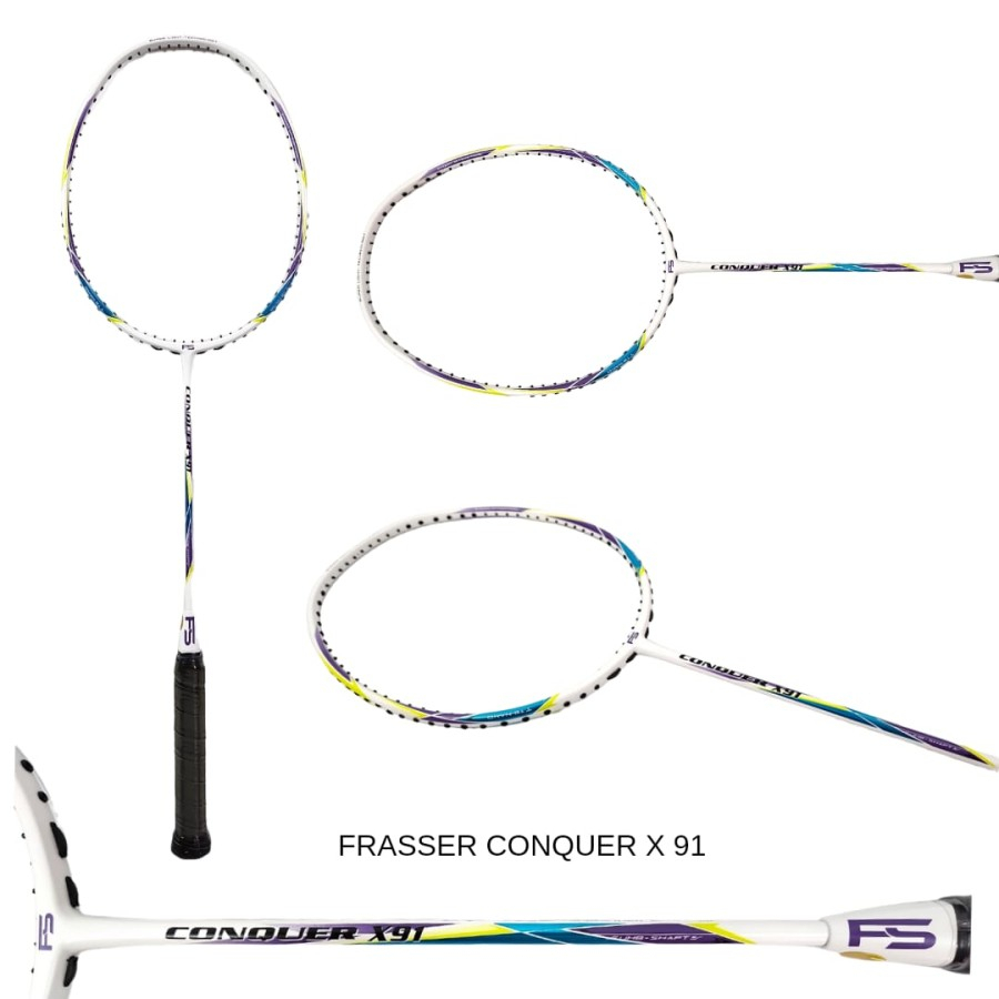 Frasser Raket Bulutangkis Badminton Conquer x 91