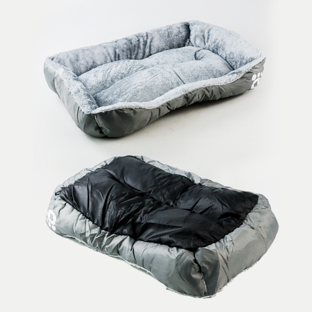 Kasur Tempat Tidur Anjing Soft Warm Dog Bed Size M - OMHZ8GGY Gray