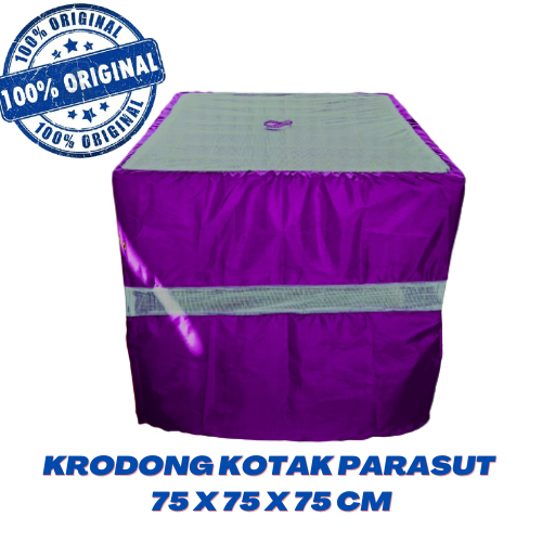 KRODONG PARASUT KOTAK 75x75x75 CM