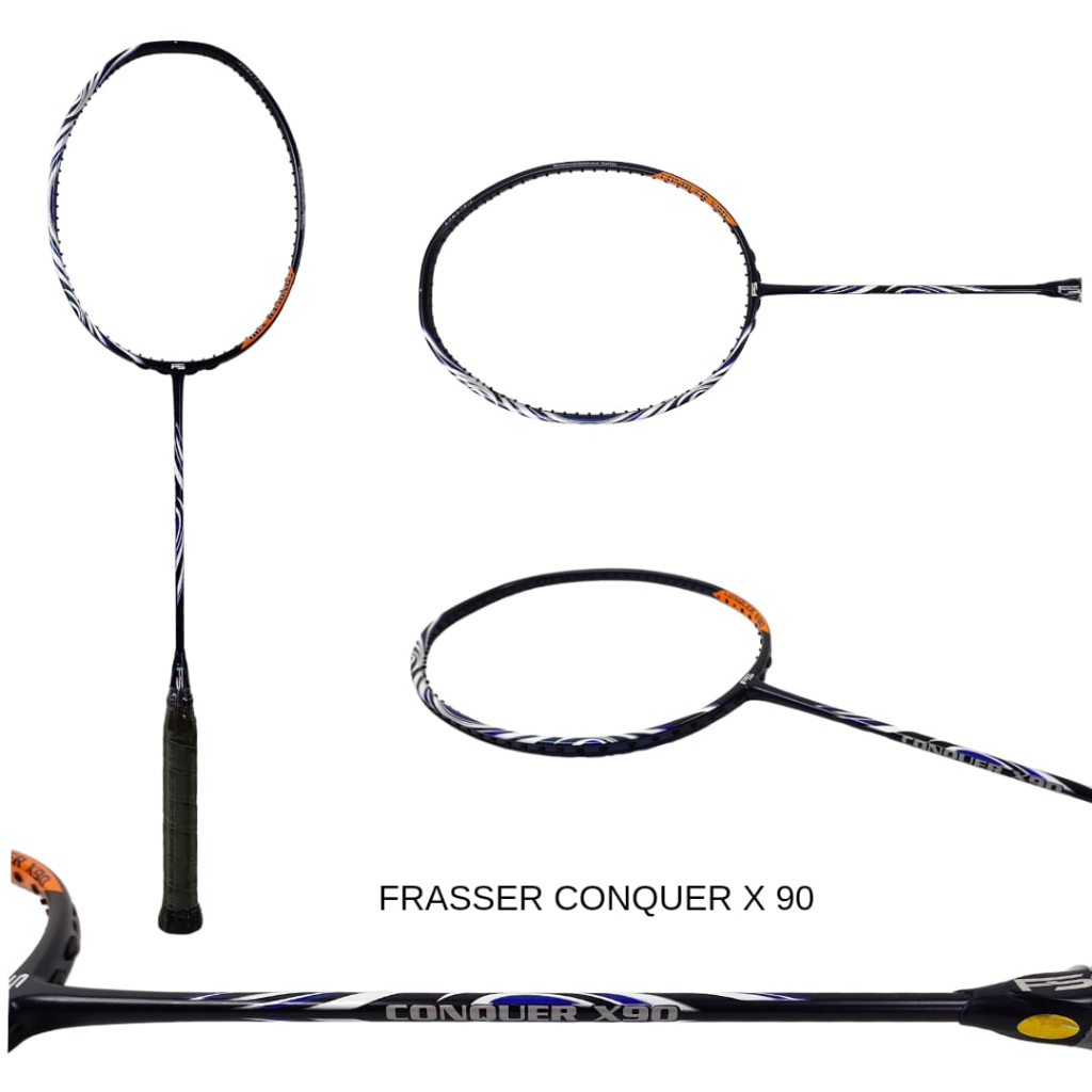 Frasser Raket Badminton Bulutangkis Conquer X90 30 lbs