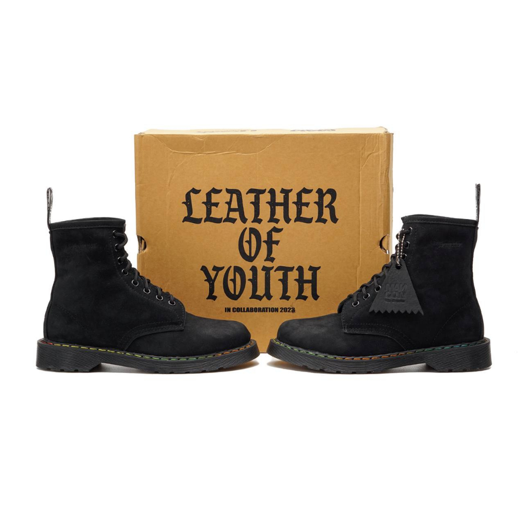MANCOW x HOAX High Boots Crazy Horse Black Sepatu Formal Pria Wanita Original Kulit Asli