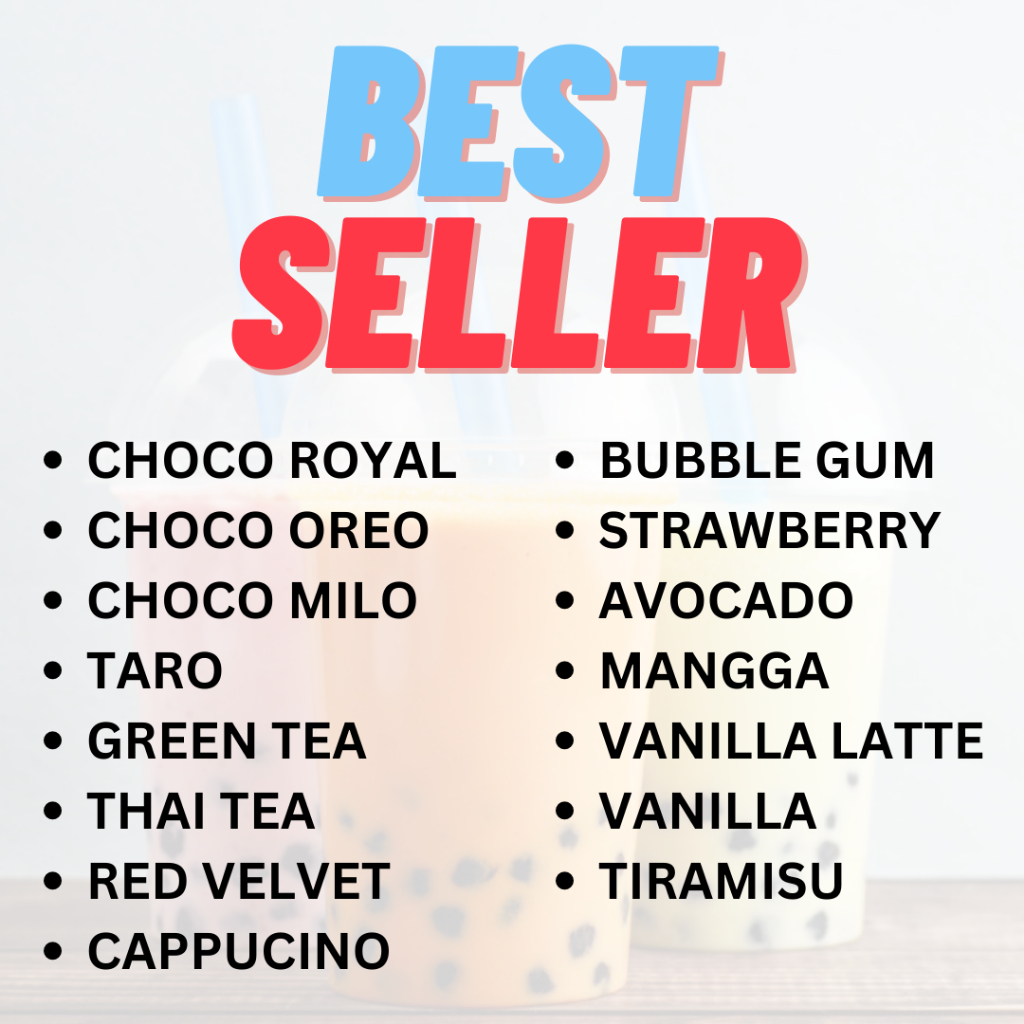 Bubuk Minuman Rasa Premium MIX 250gr Serbuk Minuman Rasa dan Teh Kekinian