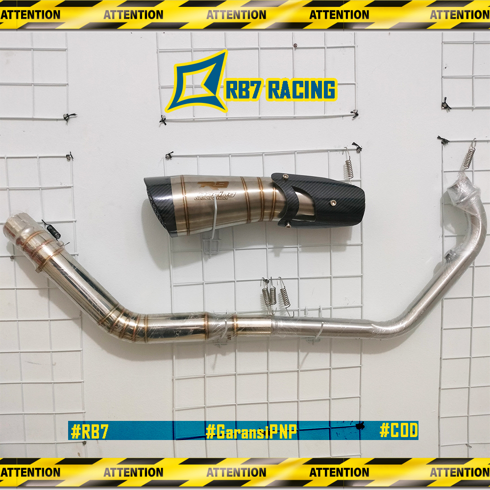 KNALPOT RACING R9 H2 FULL SISTEM CBR 150 R15 V2 V3 V4 GSX SATRIA FU MEGAPRO / VERZA SONIC DLL