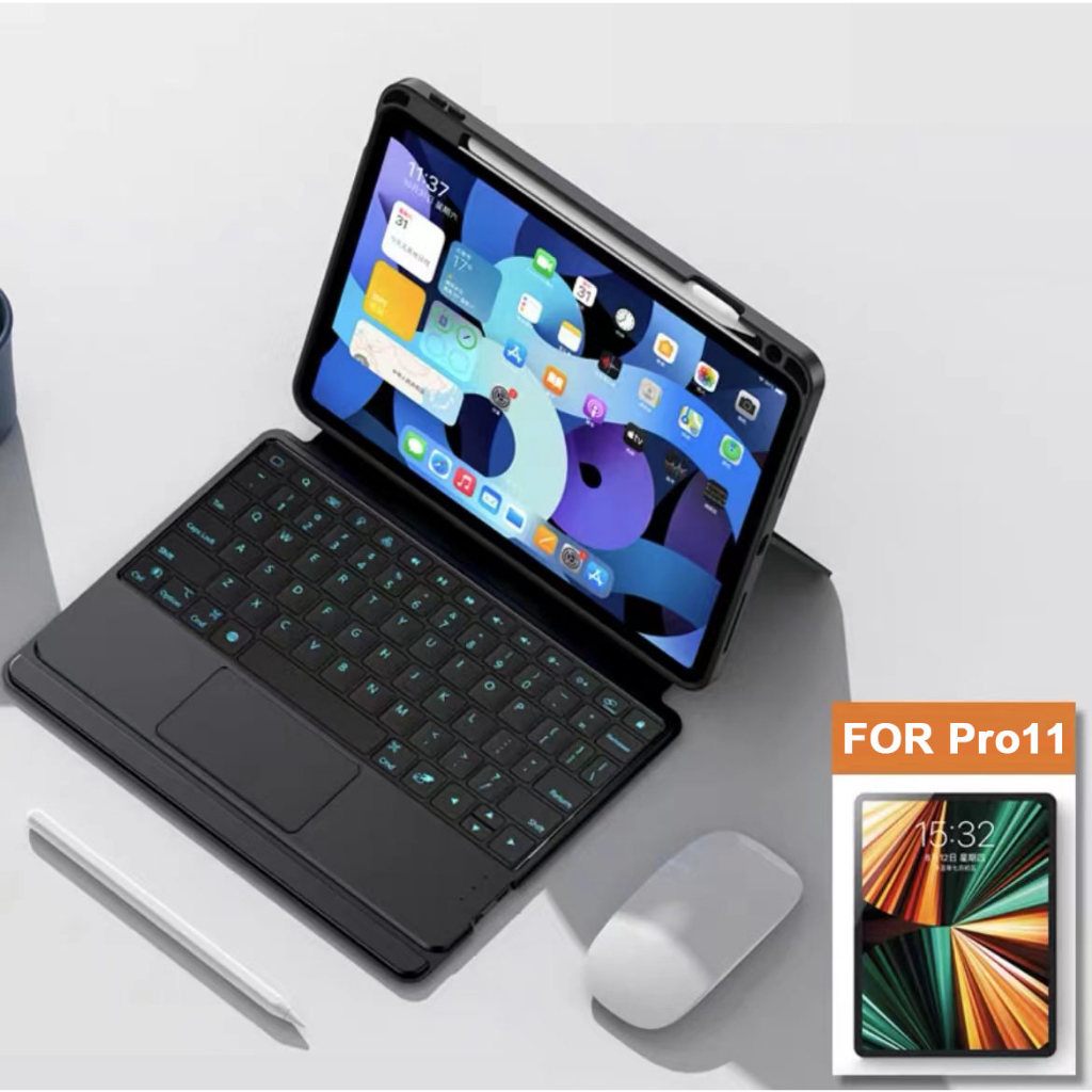 2023 Baru Keyboard case tablet 10.1” / Sarung tablet 10.1 inch / Case keyboard tablet universal