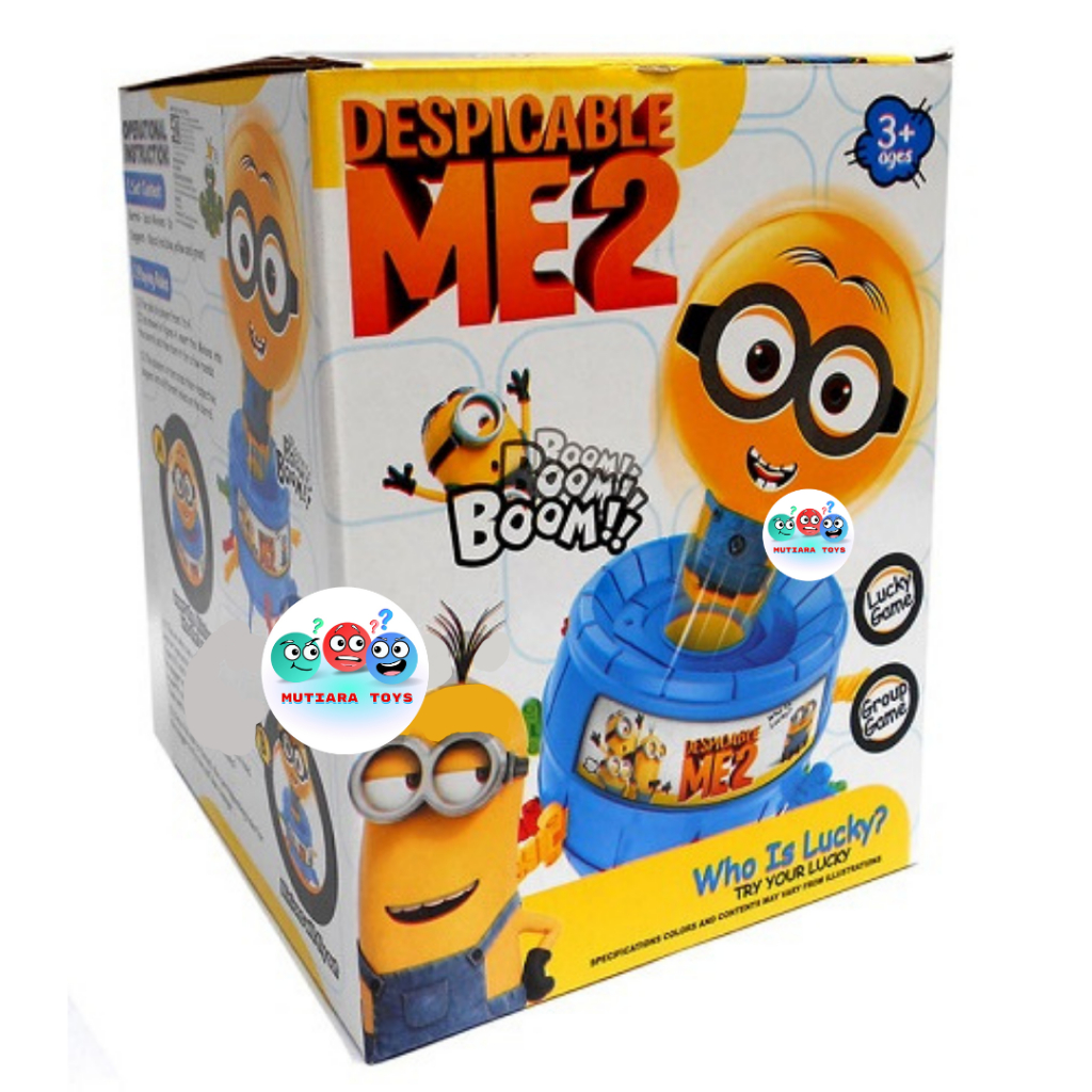 MUTIARATOYS PIRATE BARREL DESPICABLE ME MINION - KADO MAINAN EDUKASI ANAK SERU,.,.