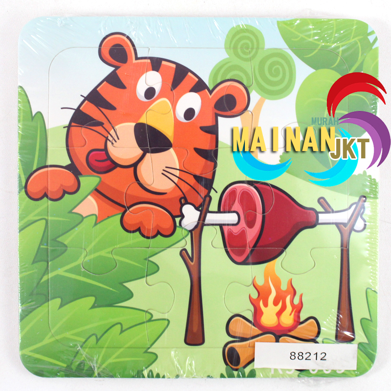 MAINANKEI MAINAN EDUKASI PUZZLE ANIMAL 88212 PUZZLE SIMPLE UNTUK ANAK BERMAIN DAN BERFIKIR