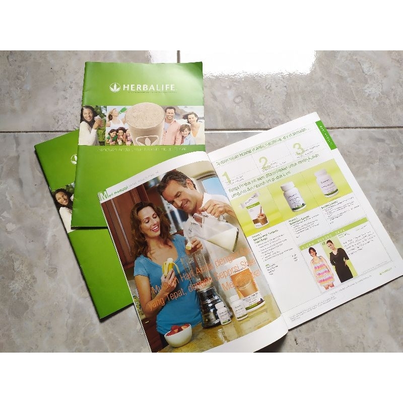 katalog herbalife, buku panduan herbalife, brosur herbalife