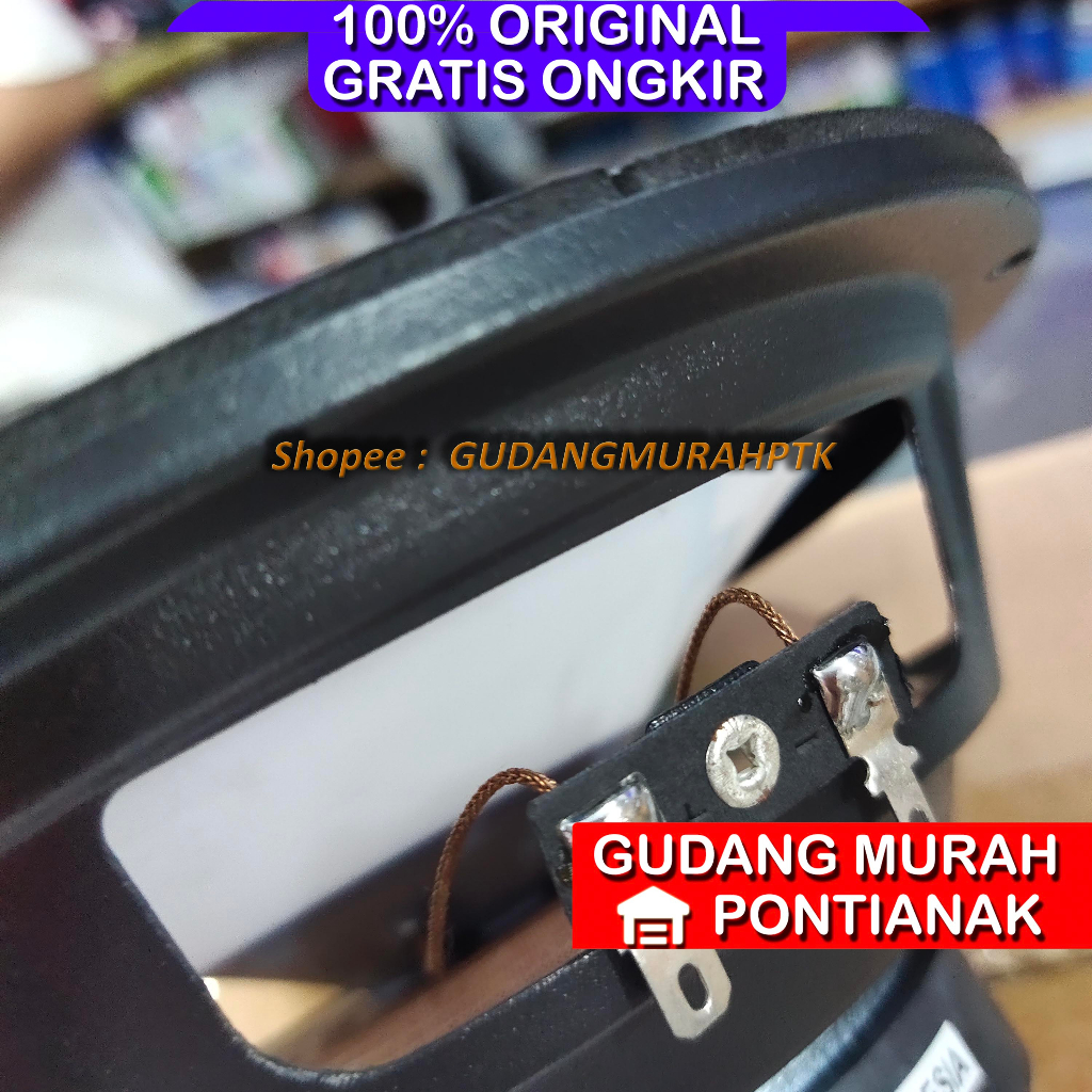 Speaker Blackspider 6&quot; 100 Watt 610 WFPP Black Spider 610WFPP Ori 6 Inch 100W 100watt Woofer Bass Kualitas ATAS