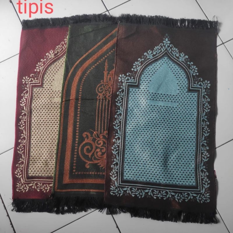Sajadah Anak Travel Mini Tipis /Tebal Sajadah Muka