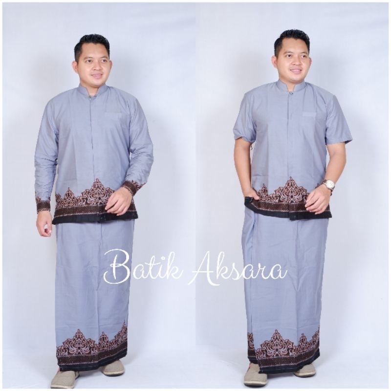 Setelan sarung batik / sarung batik premium / setelan sarung premium