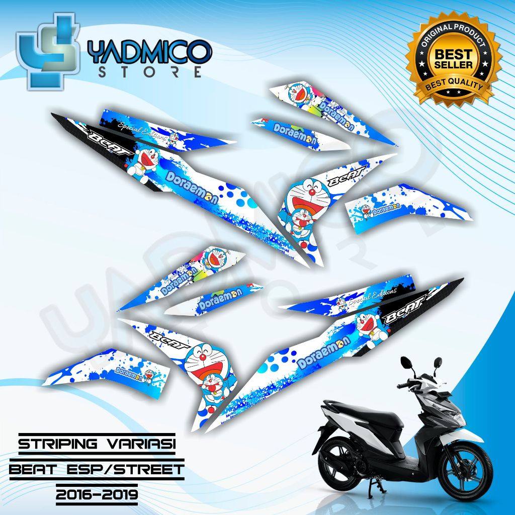 Striping Beat Esp - Stiker Striping Beat Esp Variasi - Striping Hologram Beat Esp / Beat Street 2016